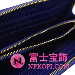 ミュウミュウ MIU MIU ラウンドファスナー式長財布 サイフ 財布 さいふ ブルー 5M0506-NAPPA-COLOR-BLUET